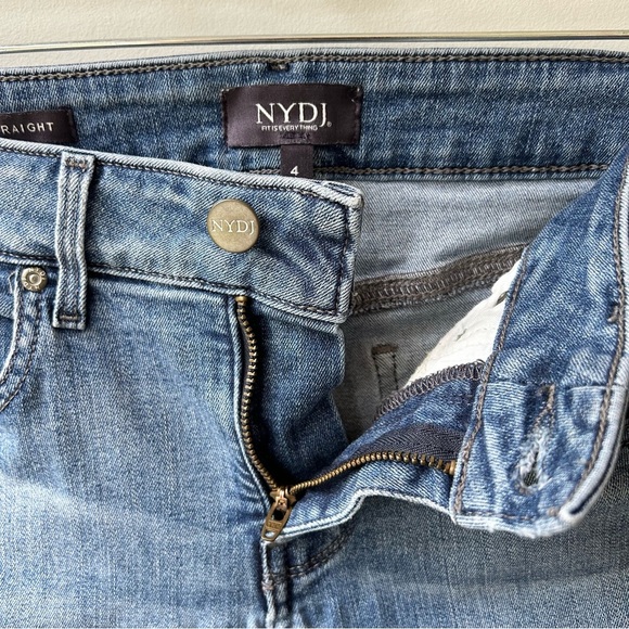 NYDJ Marilyn straight cropped cuffed jeans - Picture 5 of 9